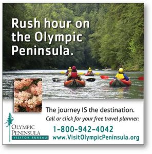 Visit the Olympic Peninsula ad by Laurel Black Design