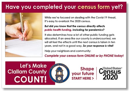Clallam County Census mailer