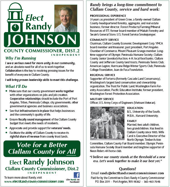 Randy Johnson for County Commissioner